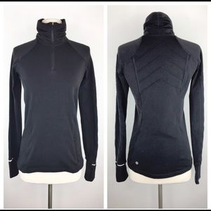 Lululemon top zip fitted jacket size 4